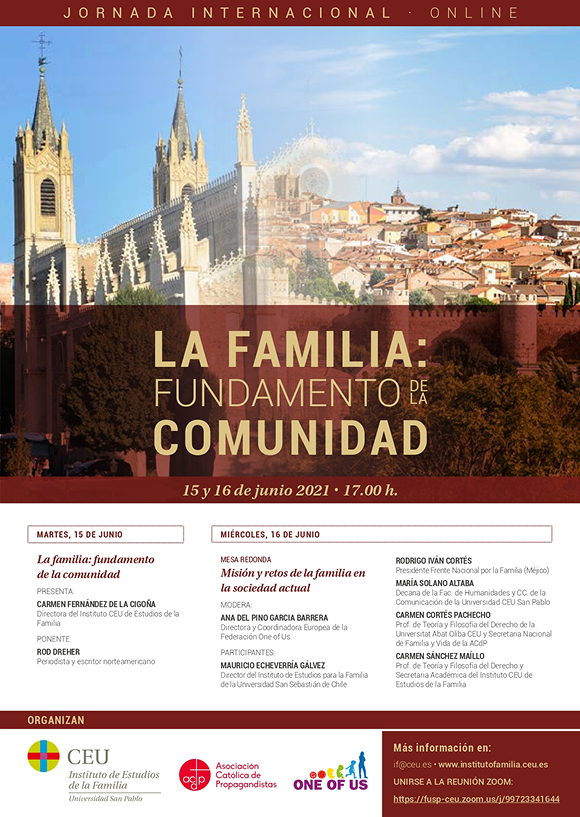 <p>La familia: Fundamento de la Comunidad</p>
