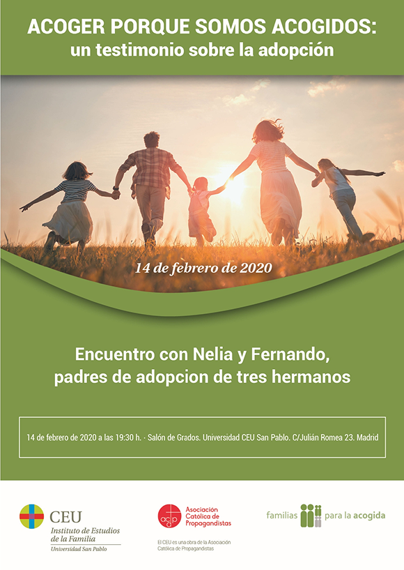<p>Acoger porque somos Acogidos: Un testimonio sobre la adopción</p>
