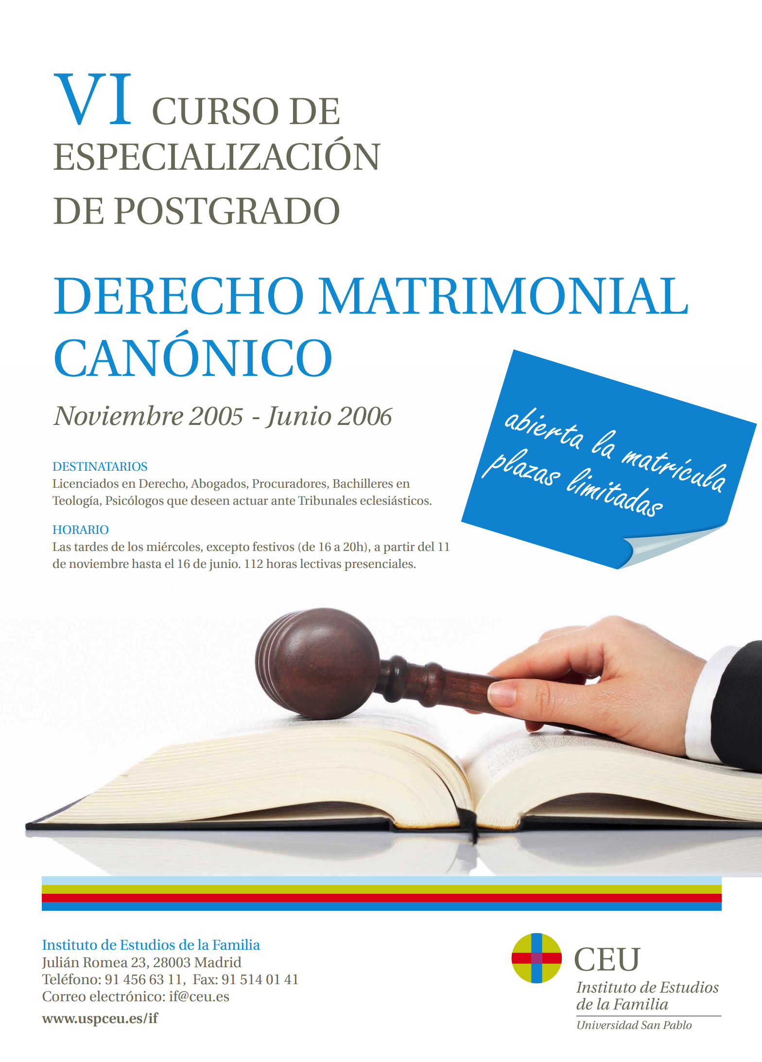 <p>Curso de especialización de postgrado</p>
