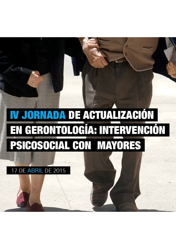 <p>Intervención psicosocial con mayores</p>
