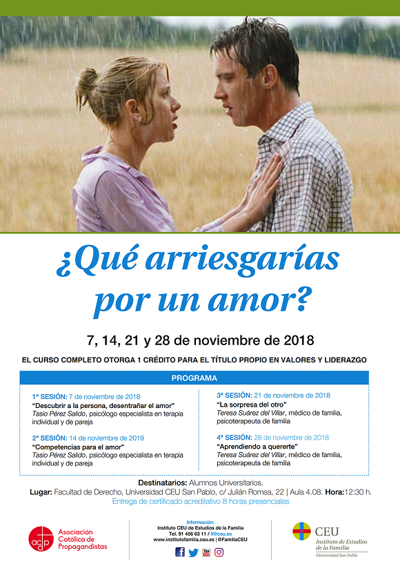 <p>¿Qué arriesgarías por un amor?</p>
