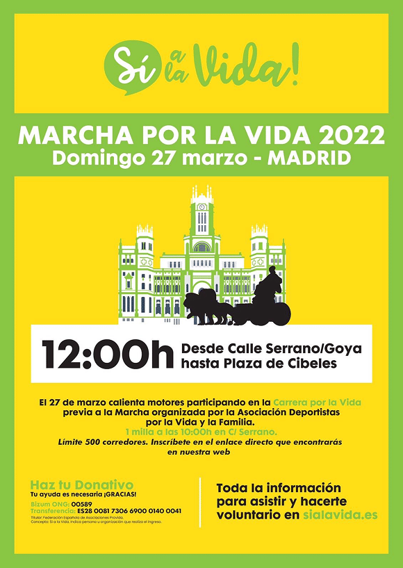 <p>Sí a la Vida!</p>
