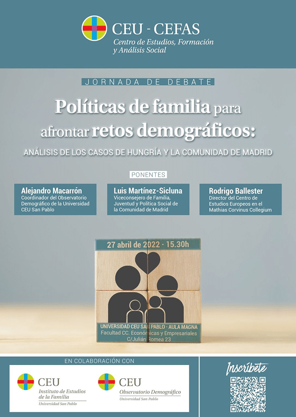 <p>Políticas de familia para afrontar retos demográficos</p>
