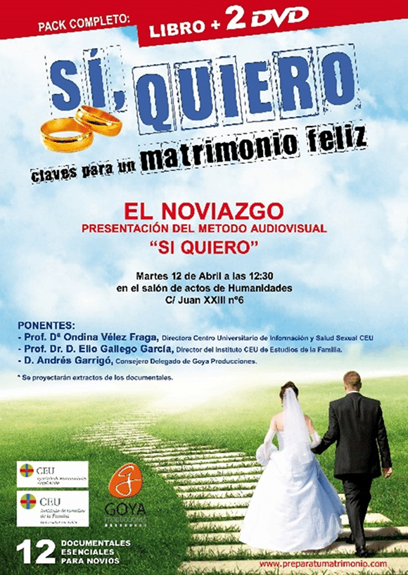 <p>Sí, quiero<br />
Claves para un matrimonio feliz</p>
