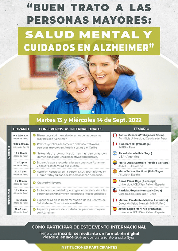 <p>Buen trato a las personas mayores: Salud mental y cuidados en Alzheimer</p>
